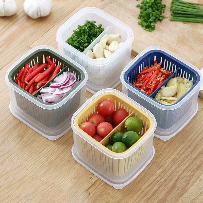 Kitchen Colander Stackable Food Storage Bin