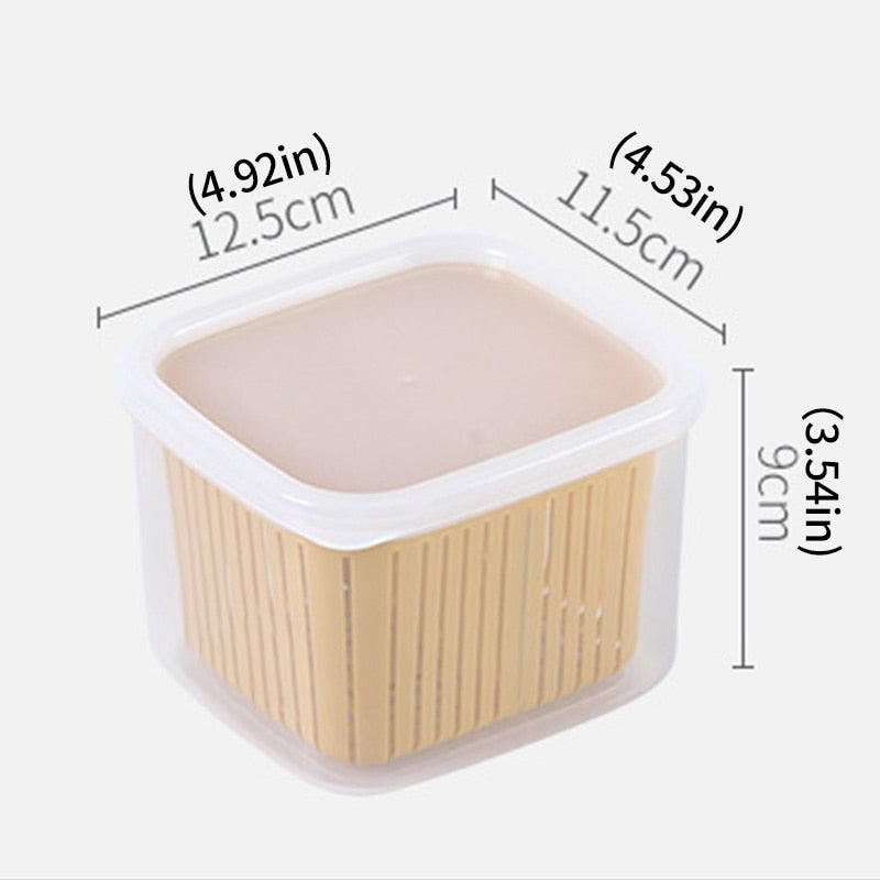 Kitchen Colander Stackable Food Storage Bin