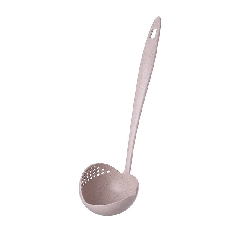 2 in 1 Long Handle Soup Spoon