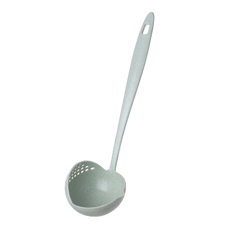 2 in 1 Long Handle Soup Spoon