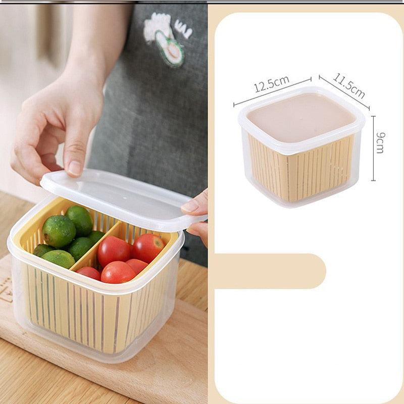 Kitchen Colander Stackable Food Storage Bin