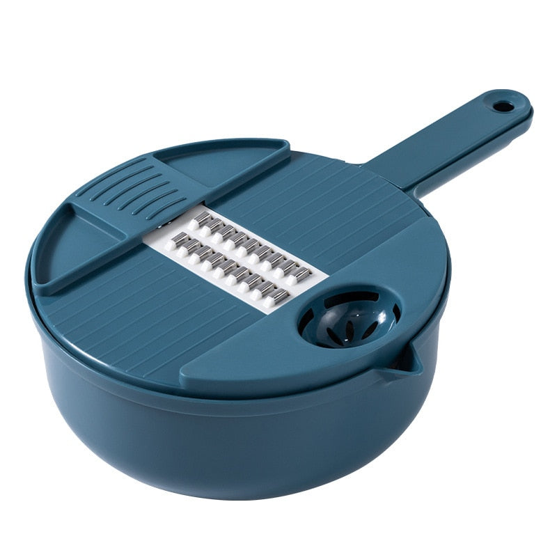 Multifunctional  Bowl Utensils Chopper, Shredder & Strainer