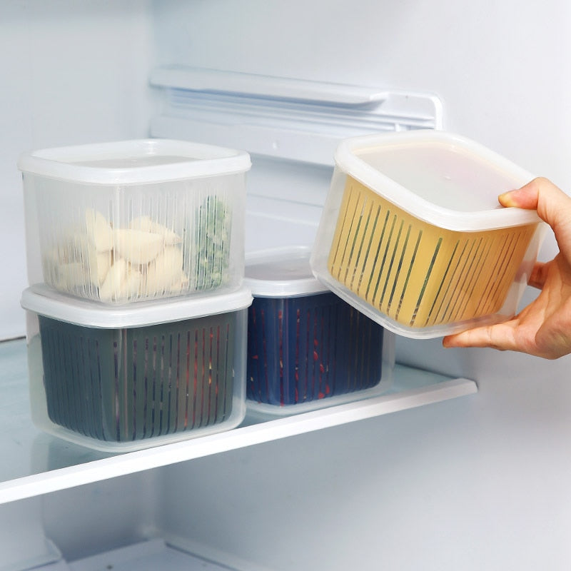 Kitchen Colander Stackable Food Storage Bin