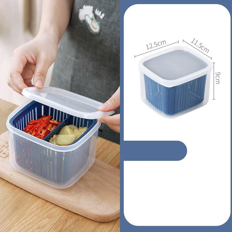 Kitchen Colander Stackable Food Storage Bin